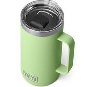 YETI Rambler Mug, Vacuum Insulated Stainless Steel Stackable Mug with Magslider Lid, Key Lime, 24 oz (710 ml)