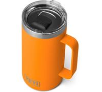 YETI Rambler Mug, Vacuum Insulated Stainless Steel Stackable Mug with Magslider Lid, King Crab, 24 oz (710 ml)