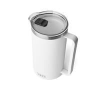 YETI Rambler Pitcher, Vacuum Insulated, Stainless Steel with MagSlider Lid, White, 64 oz (1892 ml)