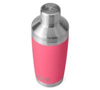 YETI Rambler - Shaker per cocktail da 591 ml, colore: rosa tropicale, in acciaio inox, design a prova di perdite, con coperchio facile da premere e tappo girevole, lavabile in lavastoviglie