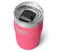 YETI Rambler Stackable Cup with Durasip Ceramic Lining, Vacuum Insulated Stainless Steel Cup with Magslider Lid, Tropical Pink, 8 oz (236 ml)