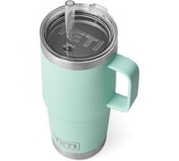 YETI Rambler Straw Mug, Stainless Steel Vacuum Insulated Mug with Stronghold Lid, Seafoam, 25 oz (739 ml)