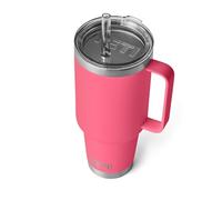 YETI Rambler Straw Mug, Stainless Steel Vacuum Insulated Mug with Stronghold Lid, Tropical Pink, 42 oz (1242 ml)