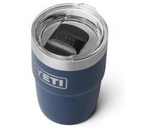YETI Rambler Tazza impilabile con rivestimento in ceramica Durasip, isolamento sottovuoto, tazza in acciaio inox con coperchio Magslider, blu navy, 236 ml
