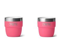 YETI Rambler Tazza impilabile, Rosa Tropicale, Confezione da 2, 4 oz (118 ml)