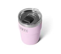 Yeti Rambler - Tazza in acciaio inossidabile con isolamento sottovuoto e coperchio Magslider, impilabile, ciliegio in fiore, 473 ml (16 oz)