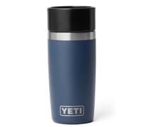 YETI Rambler Travel Bottle, Vacuum Insulated Stainless Steel Coffee Flask with Leakproof Hotshot Commuter Cap, Navy, 12 oz (355 ml)