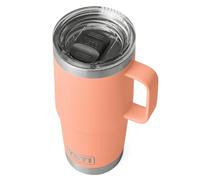 YETI Rambler Travel Mug, Stainless Steel Vacuum Insulated Mug with Stronghold Lid, Lowcountry Peach, 20 oz (591 ml)