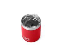 YETI Rambler, Vacuum Insulated Stainless Steel Stackable Lowball 2.0 with MagSlider Lid, Rescue Red, 10 oz (296 ml)