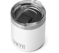 YETI Rambler, Vacuum Insulated Stainless Steel Stackable Lowball 2.0 with MagSlider Lid, White, 10 oz (296 ml)