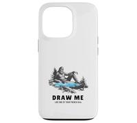 Yeti Sasquatch Bigfoot Disegnami come una delle tue ragazze francesi Custodia per iPhone 13 Pro