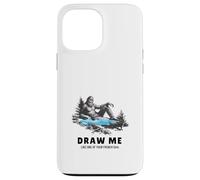 Yeti Sasquatch Bigfoot Disegnami come una delle tue ragazze francesi Custodia per iPhone 13 Pro Max