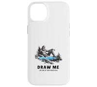 Yeti Sasquatch Bigfoot Disegnami come una delle tue ragazze francesi Custodia per iPhone 14 Plus