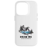 Yeti Sasquatch Bigfoot Disegnami come una delle tue ragazze francesi Custodia per iPhone 14 Pro