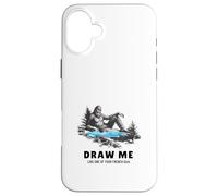 Yeti Sasquatch Bigfoot Disegnami come una delle tue ragazze francesi Custodia per iPhone 16 Plus