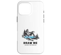 Yeti Sasquatch Bigfoot Disegnami come una delle tue ragazze francesi Custodia per iPhone 16 Pro Max