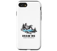 Yeti Sasquatch Bigfoot Disegnami come una delle tue ragazze francesi Custodia per iPhone SE (2020) / 7 / 8