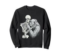 Yeti Sasquatch Scheletro Bigfoot Halloween Felpa