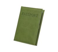 YETONADO 1pc PU Custodia In Pelle Possport Della Copertura per il Mondo di Viaggio Passaporto Protector Organizer Universale Del Supporto Del Sacchetto Del, Verde chiaro, Taglia unica