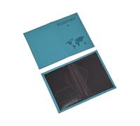YETONADO Custodia protettiva per passaporto da viaggio stampata con mappa dell'aeroplano Copertina protettiva per passaporto in PU Porta passaporto ID Cover Accessori da viaggio, Hbe, Taglia unica