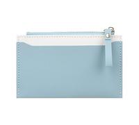 YETONADO Donne Moda Piccolo Portafoglio Borsa Tinta Unita Cuoio DELL'UNITÀ di elaborazione Mini Coin Purse Portafoglio Porta Carte di Cre, C-Blu, Taglia unica
