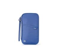 YETONADO Portafoglio da viaggio per passaporto di famiglia porta documenti impermeabile organizer accessori da viaggio copertura borsa per documenti titolare della carta, Blu, Taglia unica
