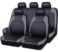 YETOX 9 Pezzi Auto Set Coprisedili per Citroen C3 aircross 2017-2022, Impermeabile Set Fodere Anteriori E Posteriori, Copri Sedili Auto,C/Grey
