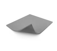 YEUIKERR Tappetino in silicone per pressa di calore, 38,1 x 38,1 cm, spessore 1 cm, per macchina a trasferimento termico, foglio di ricambio (grigio)