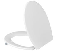 YEUPE PRO Sedile WC universal forma di O, Con chiusura ammortizzata e funzione di sgancio rapido Urea-Formaldeide, tavoletta wc con Sgancio Rapido a un Pulsante, Bianco 04