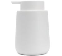 Yew Design dispenser di sapone per le mani bianco opaco, 270 ml, pompa in acciaio inox per sapone liquido o detersivo per piatti, bottiglia utilizzabile in cucina, sul piano di lavoro e in bagno