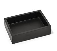 Yew Design Portasapone Quadrato Nero Opaco, Portasapone per le Mani per Bagno, Doccia, Piano di lavoro, Vasca da Bagno, Lavanderia, Cucina con Cuscinetti Protettivi Antiscivolo