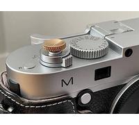 YEWOOP Lf-B - Pulsante di rilascio concavo zigrinato in ottone per otturatore, compatibile con Leica, Fujifilm, Hasselblad, Rolleiflex, Nikon Better Balance & Grip Convenience