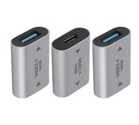 Yewseas 2 PCS USBC Fe male to Type Fem ale Adapter 3.1 Gen2, Convertitore 3.1 A a Typ C Doppio Lato 10Gbps, Supporto per Sincronizzazione Dati (3PCS USB-C female to USB-C female)