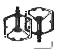 YEXATI Pedali MTB - Pedali Bici con Doppio Cuscinetto DU, Pedale VTT, Pedali MTB Lavorati a CNC da 9/16 di Pollice con Punte Integrate Antiscivolo