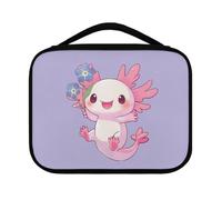 Yexignaon Custodia per Bibbia per ragazze 6-8 8-12 bambini Bibbia Custodia con manico Borsa leggera per Bibbia di medie dimensioni, Axolotl Viola