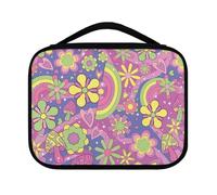 Yexignaon Custodia per Bibbia per ragazze, borsa portatile per Bibbia e custodia per adolescenti e ragazze, kit di accessori per bibbie di medie dimensioni, Fiore Hippie