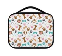 Yexignaon Custodia per Bibbia per ragazze, borsa portatile per Bibbia e custodia per adolescenti e ragazze, kit di accessori per bibbie di medie dimensioni, Stampa di zampe di cane.