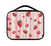 Yexignaon Custodia per Bibbia per ragazze, borsa portatile per Bibbia e custodia per adolescenti e ragazze, kit di accessori per bibbie di medie dimensioni, Fragola