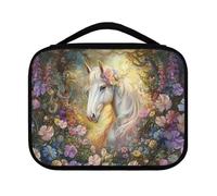 Yexignaon Custodia per Bibbia per ragazze, borsa portatile per Bibbia e custodia per adolescenti e ragazze, kit di accessori per bibbie di medie dimensioni, Cavallo