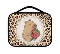 Yexignaon Custodia per Bibbia per ragazze, borsa portatile per Bibbia e custodia per adolescenti e ragazze, kit di accessori per bibbie di medie dimensioni, Leopardo Capibara