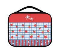 Yexignaon Custodia per Bibbia per ragazze, borsa portatile per Bibbia e custodia per adolescenti e ragazze, kit di accessori per bibbie di medie dimensioni, Mela Bandiera Americana