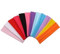 Yexueer Confezione da 12 fasce elastiche morbide ed elastiche, accessori per capelli per donne e ragazze