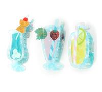 Yexueer Fermagli per capelli con fragola e limone, per cocktail mojito, in acetato di cellulosa, per donne e ragazze, accessori per capelli estivi