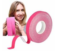 YEYE Made in Nature Face Tape - Nastro per lifting e kinesiotaping per viso, collo e décolleté, rituale domestico anti-invecchiamento - antirughe (rosa, 1 cm)
