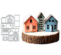 Yeyert Fustelle 3D fatte a mano in metallo, fustelle in metallo per la casa, per la casa di Natale, per ritagli, scrapbooking, foto, decorazione per goffratura, per scrapbooking, biglietti