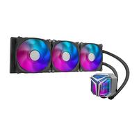 Yeyian Avance Infinity 360 AIO Raffreddamento liquido 360 mm per CPU con 3 ventole da 120 mm, silenzioso e ad alte prestazioni per PC