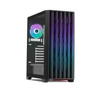 YEYIAN Phoenix Gamer PC Case | Mid Tower | ATX, M-ATX, ITX | Pannello Frontale Indirizzabile | Pannello Vetro Temperato | 4 Ventole ARGB PWM | 3 Anteriori 1 Posteriore 120mm | CPU 170mm | GPU 400mm