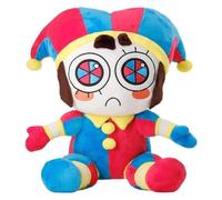 Yezelend Pomni Plush, 25 cm Digital Circus Plush, Giocattolo di peluche morbido e abbracciabile, Design ispirato ai personaggi dei videogiochi, Compleanno, Halloween, Natale, Unisex, 24 cm