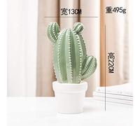 YEZINB Succulente Artificiale in Ceramica Piante di Cactus Pianta Artificiale del Deserto dei Bonsai per la Decorazione Domestica del Giardino da tavola, D