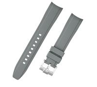 yeziu Cinturini in silicone impermeabile per Tissot Le Locle 1853 T410 Couturier Carson, sia per uomo che per donna(Gray,22mm)